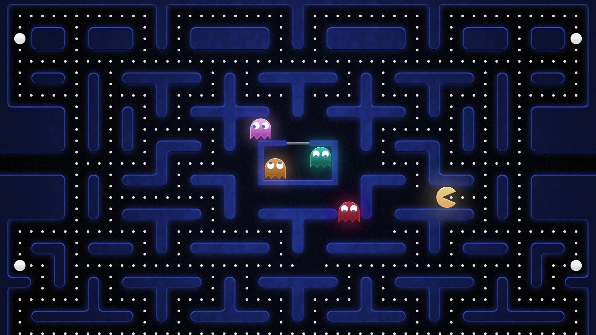 1920x1080 Pacman Background