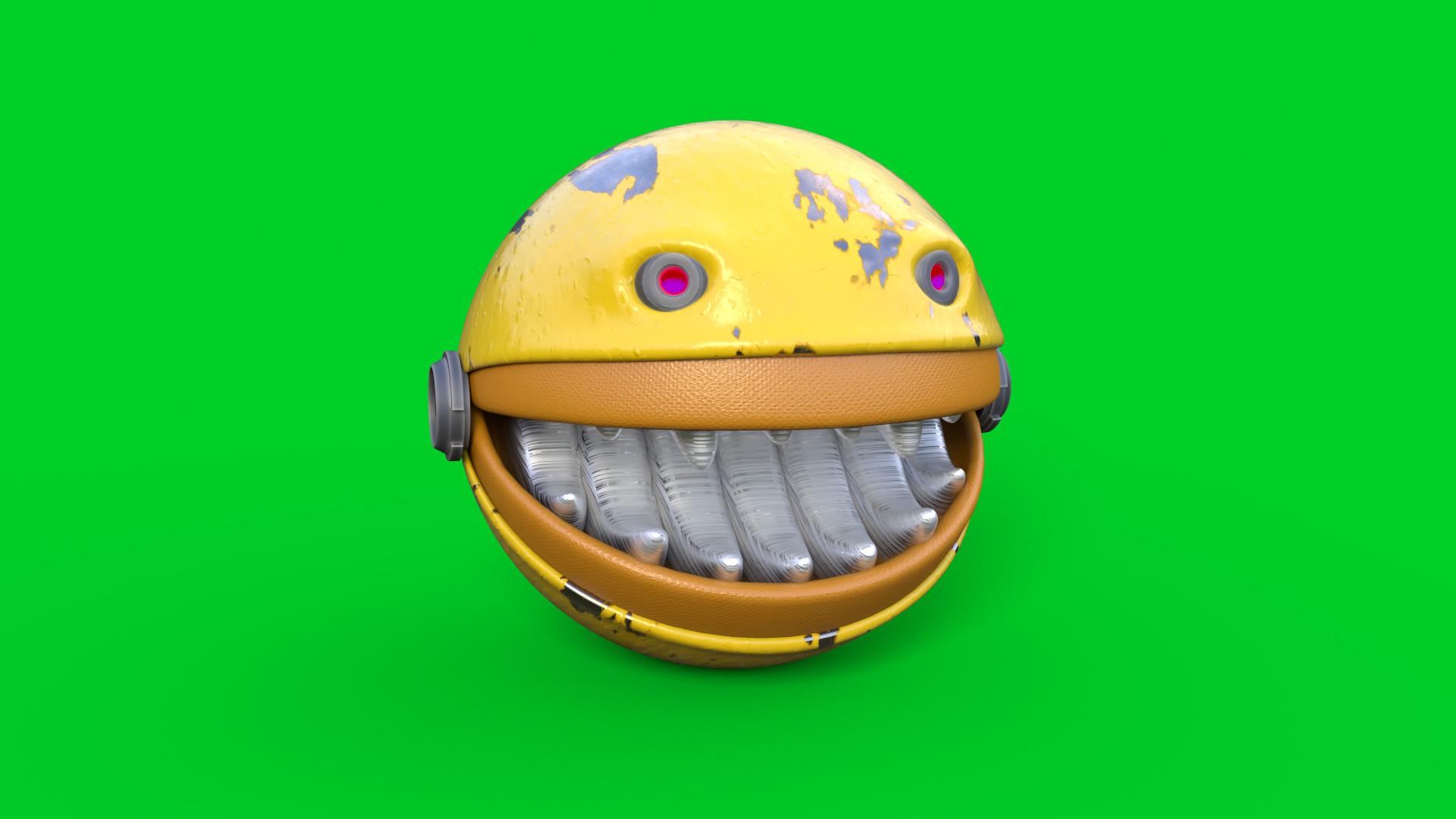 1920x1080 Pacman Evolution Model Animated