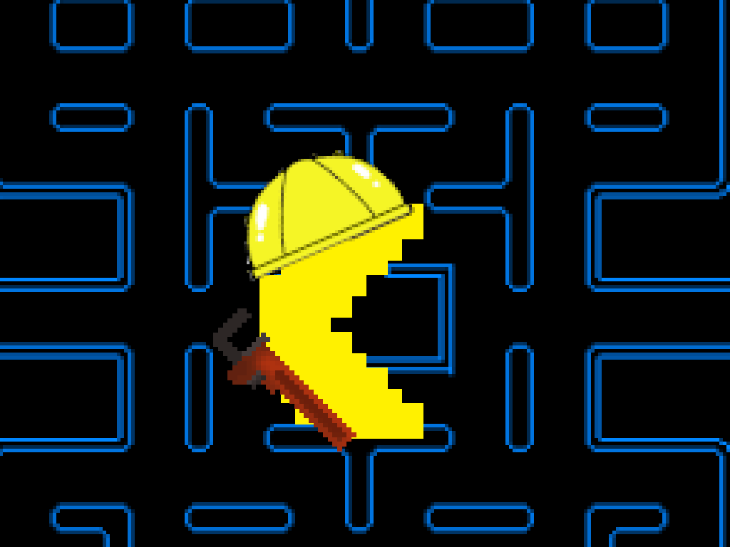 1024x768 PacMan 3D WDC Toolkit File MAN 3D Mod For Wolfenstein 3D