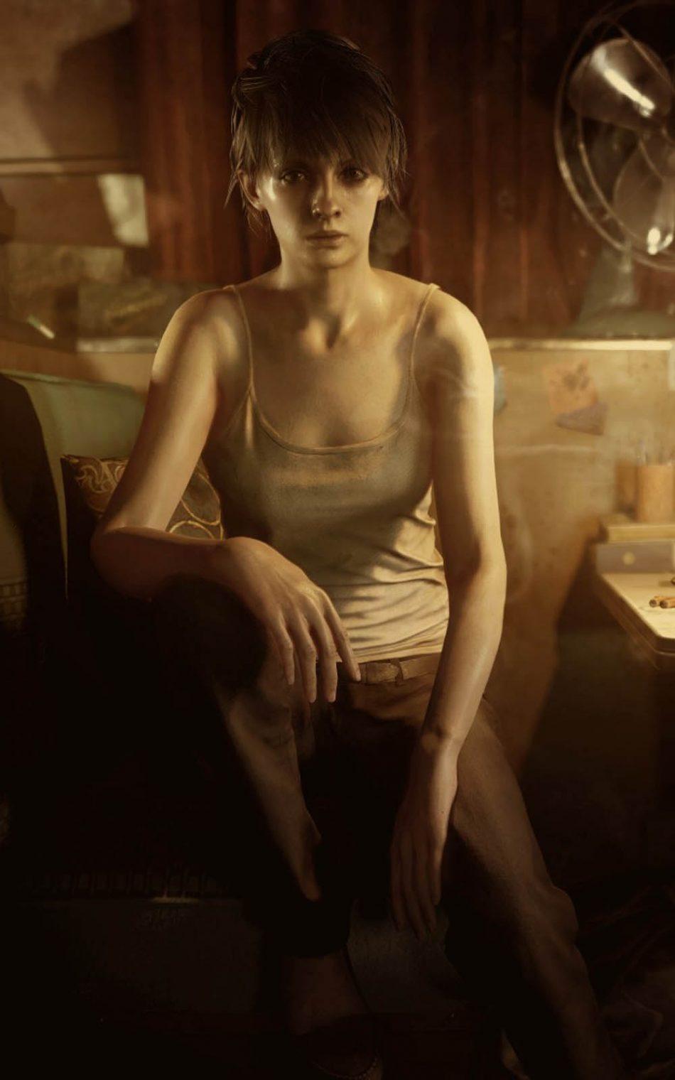 950x1520 Resident Evil 7 Biohazard Zoe Baker 4K Ultra HD Mobile Wallpaper