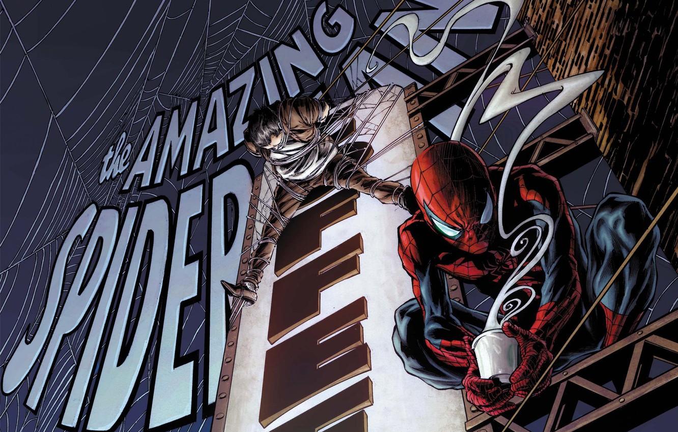 1332x850 Wallpaper Web, Couples, Cup, Cafe, Sign, Marvel, Comic, Comics, Spider Man, Spider Man, Marvel Image For Desktop, Section фантастика
