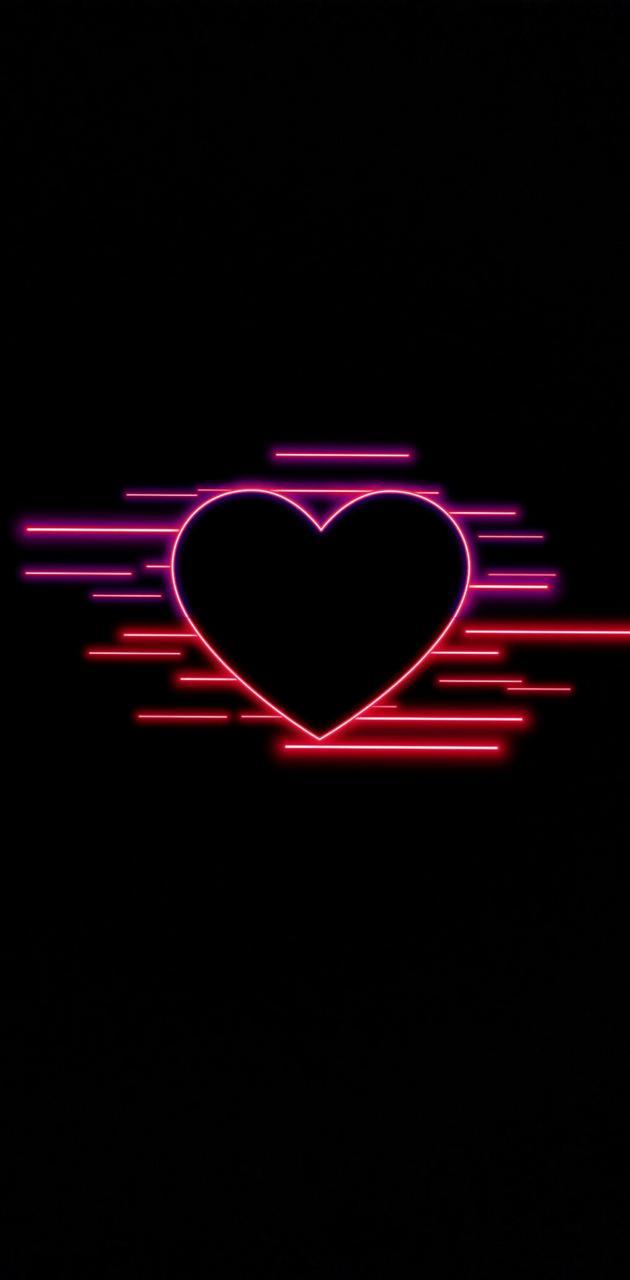 Cute Neon Heart Wallpapers - Top Free Cute Neon Heart Backgrounds ...