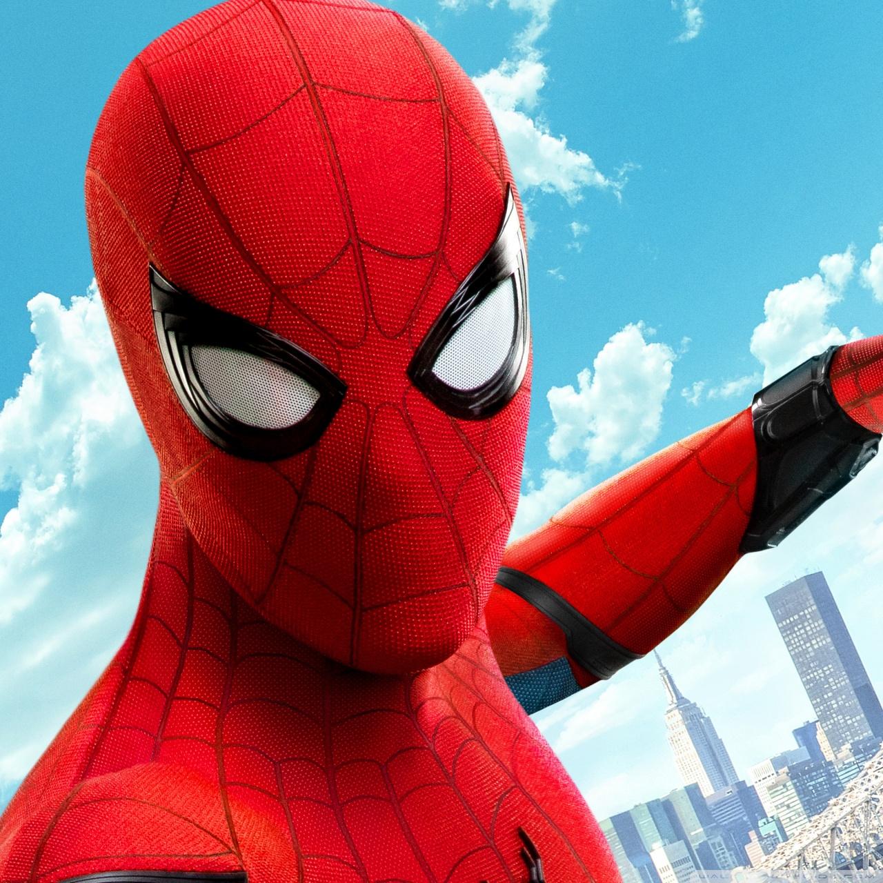 1280x1280 Spider Man Homecoming Wallpaper Costume