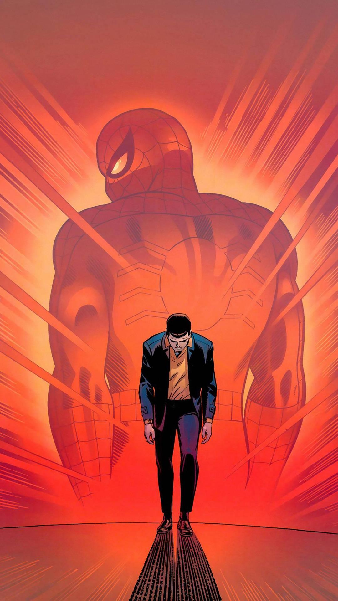 1080x1920 Download Comic Art Spider Man iPhone Wallpaper
