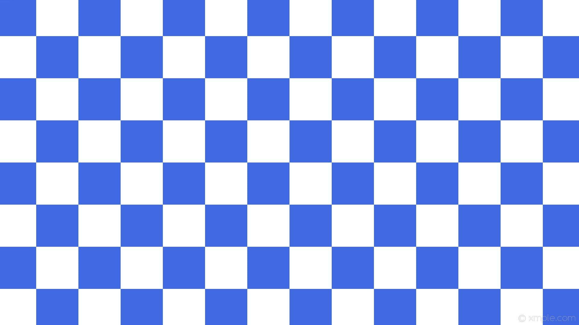 1920x1080 Download White And Cobalt Blue Checkered Wallpaper