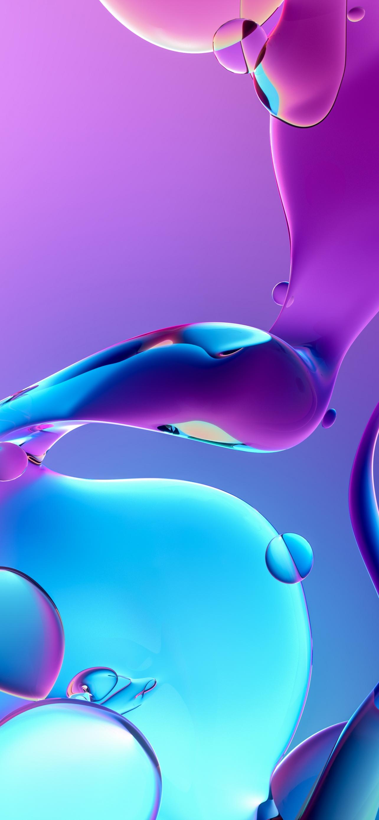 1284x2778 Fluidic Wallpaper 4K, Glossy, Abstract