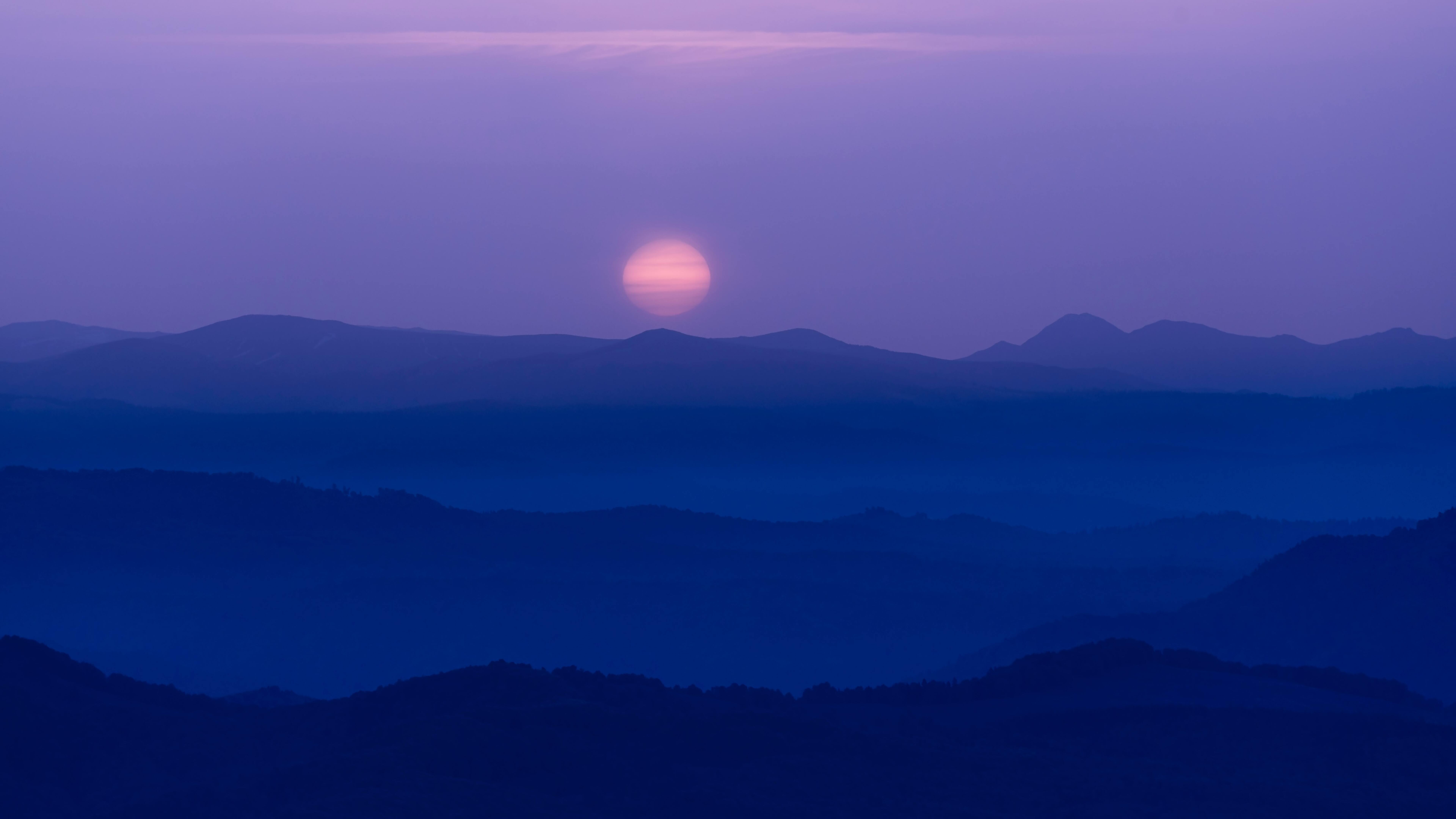 7680x4320 Silhouette Mountains 8k 8k HD 4k Wallpaper, Image, Background, Photo and Picture