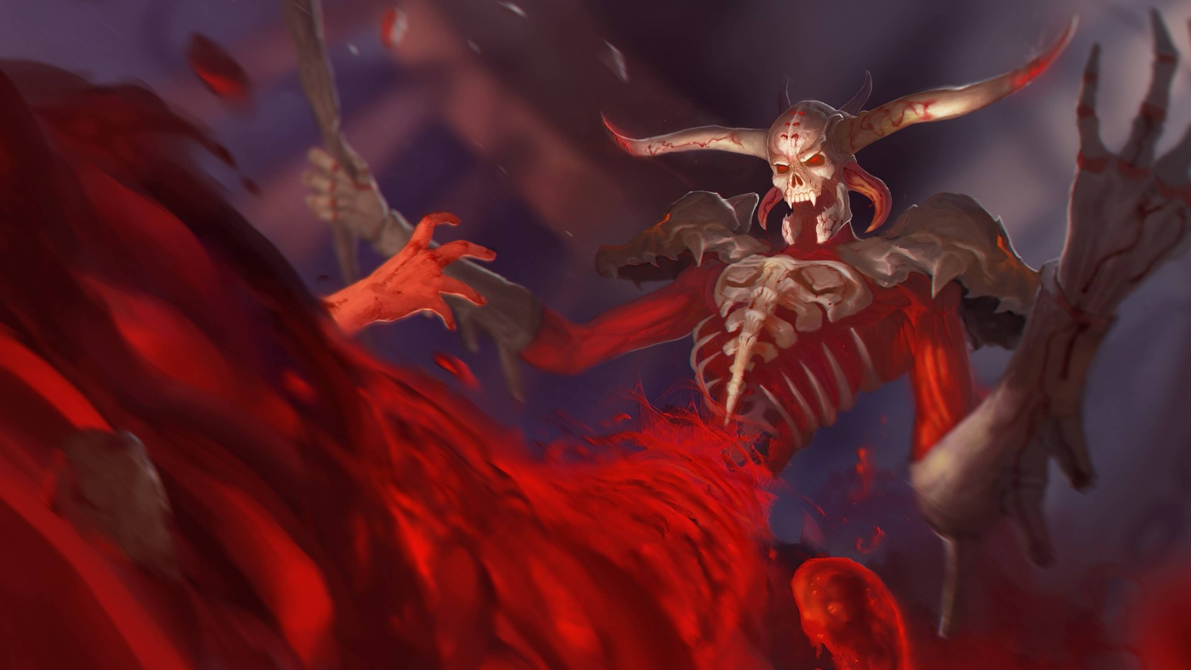 3840x2160 smite, demon, blood 4K Wallpaper, HD Games 4K Wallpaper, Image, Photo and Background
