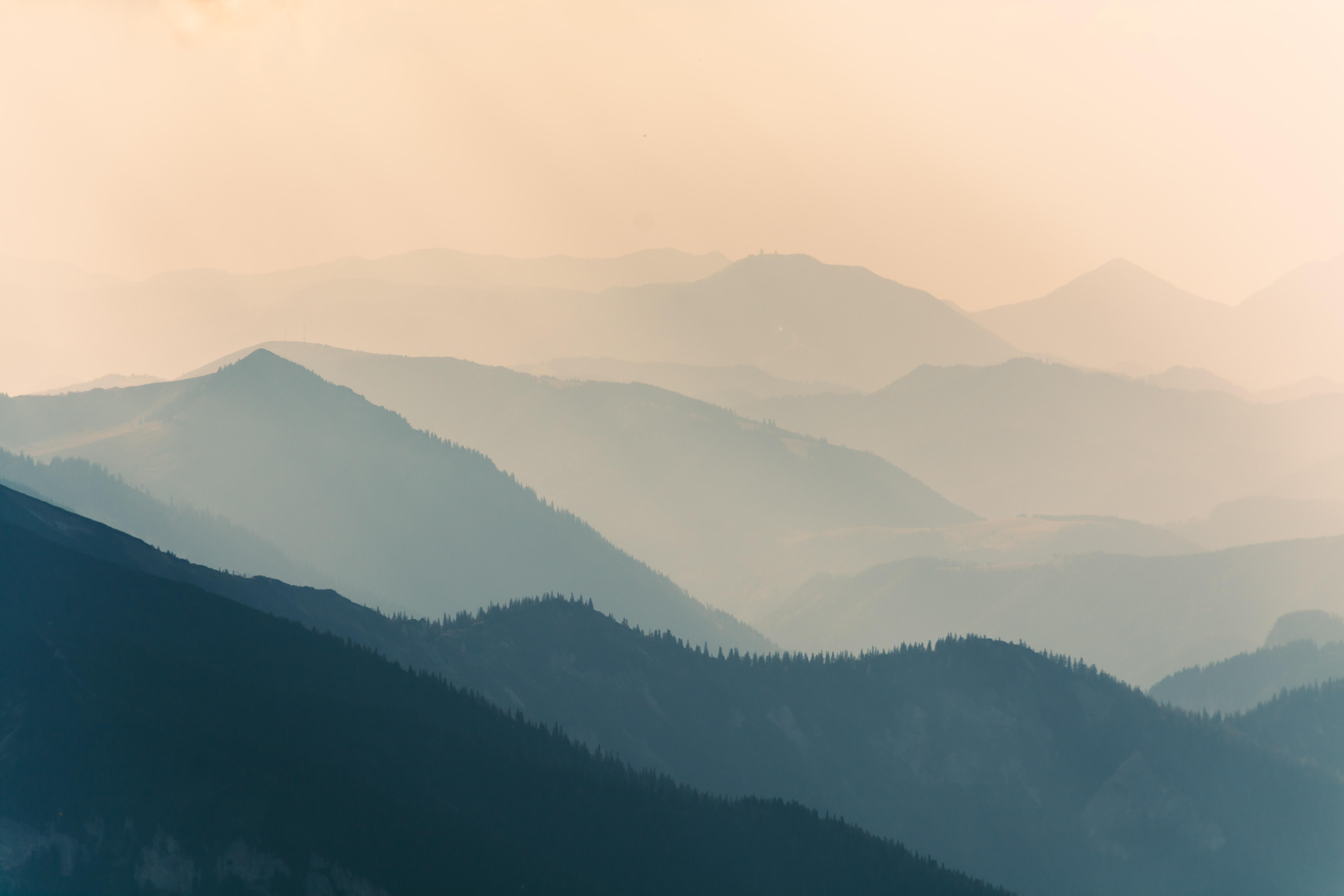 6000x4000 distance, alpen, amazing wallpaper, desktop wallpaper, mist, desktop background, ridge, Public domain image, mountain, silhouette, blue, rax, wallpaper, wallpaper, desktop background, hill, nature, earth, layer, alp, fog