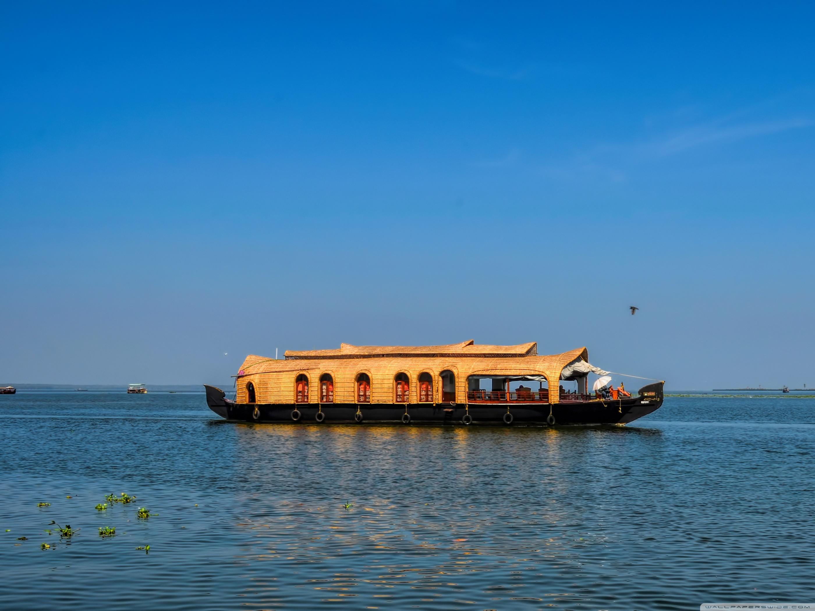 2800x2100 House Boat Kerala Ultra HD Desktop Background Wallpaper for : Multi Display, Dual Monitor : Tablet