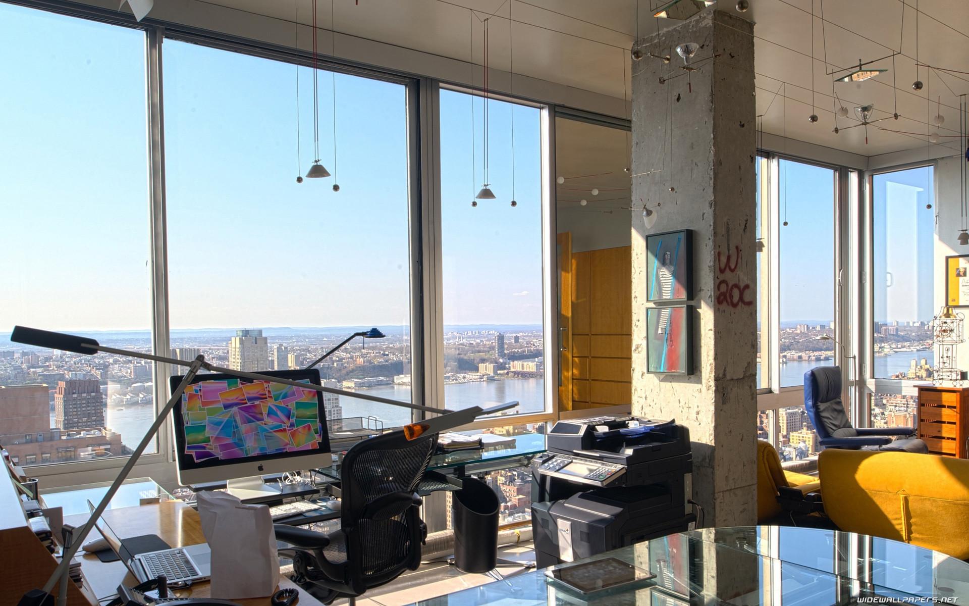 1920x1200 Office interior wallpaper