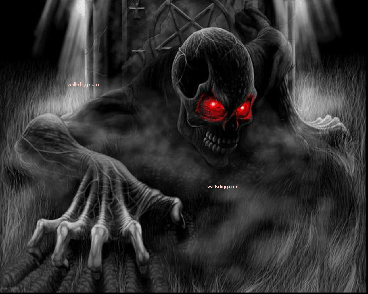 1280x1024 Horror Halloween Wallpaper