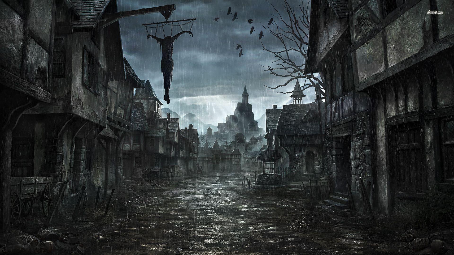 1920x1080 Scary Halloween Desktop Wallpaper