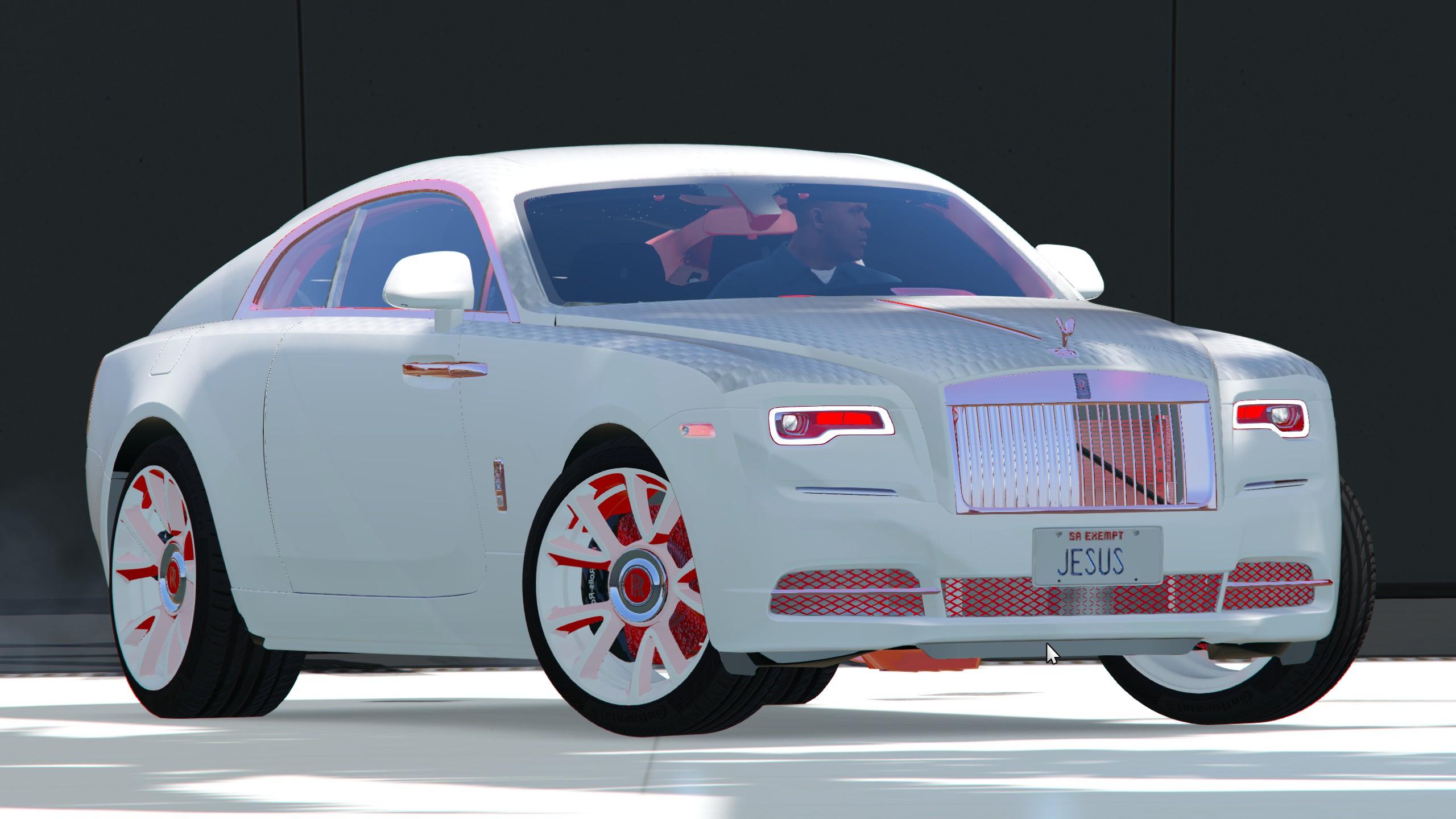 2560x1440 Rolls Royce 19 Red N White N Black Custom Texture