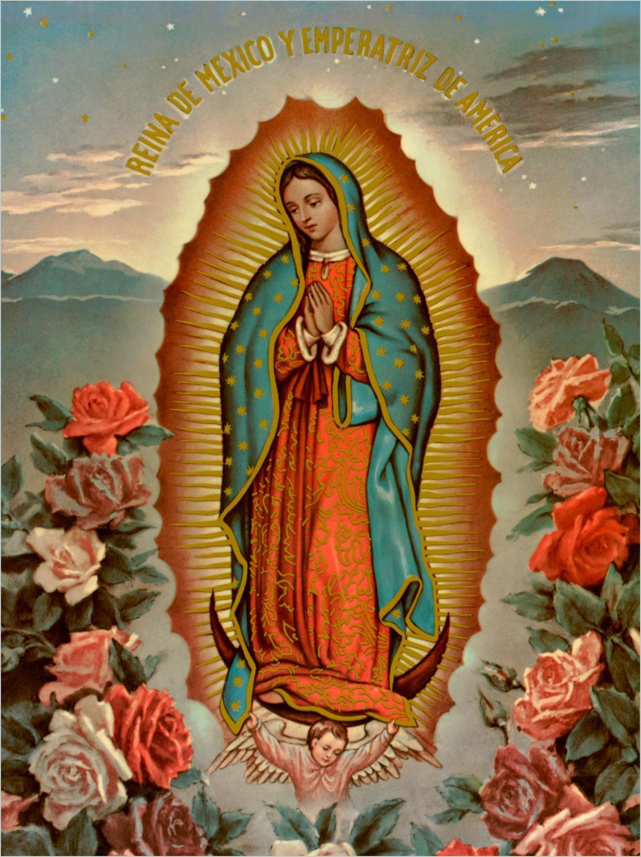 1304x1742 La Virgen De Guadalupe Wallpaper