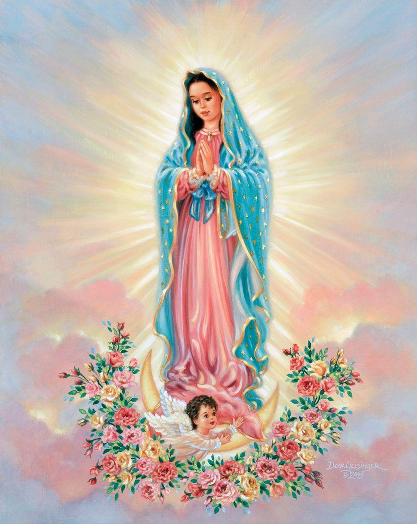 825x1037 Our Lady Guadalupe Wall Mural by Dona Gelsinger Your Way