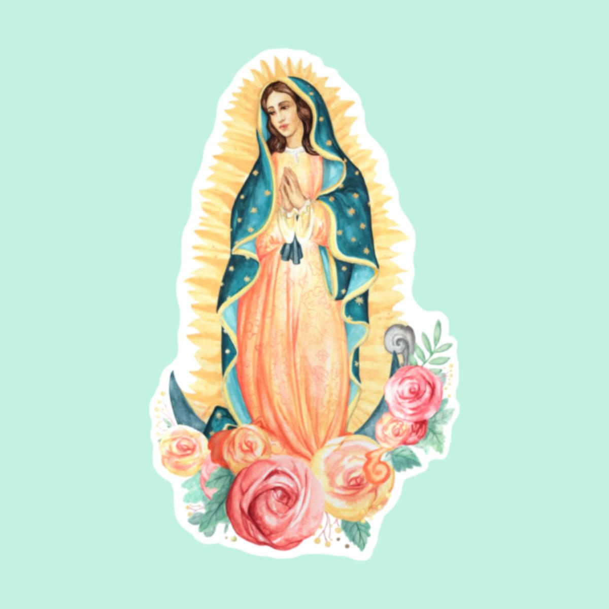 1200x1200 Sticker- Our Lady of Guadalupe