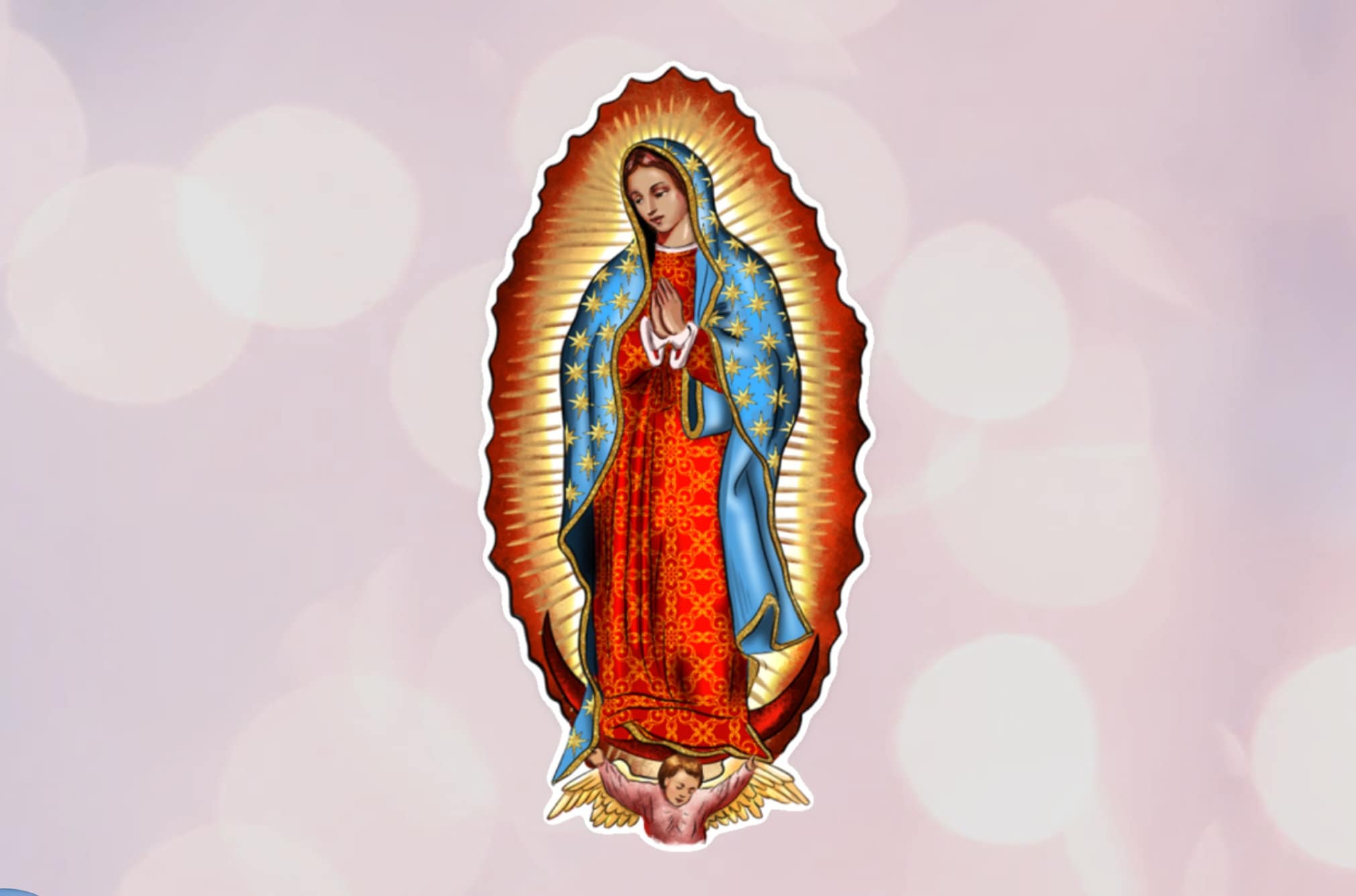 2021x1336 Our Lady of Guadalupe Sticker Virgin Mary Stickers Catholic