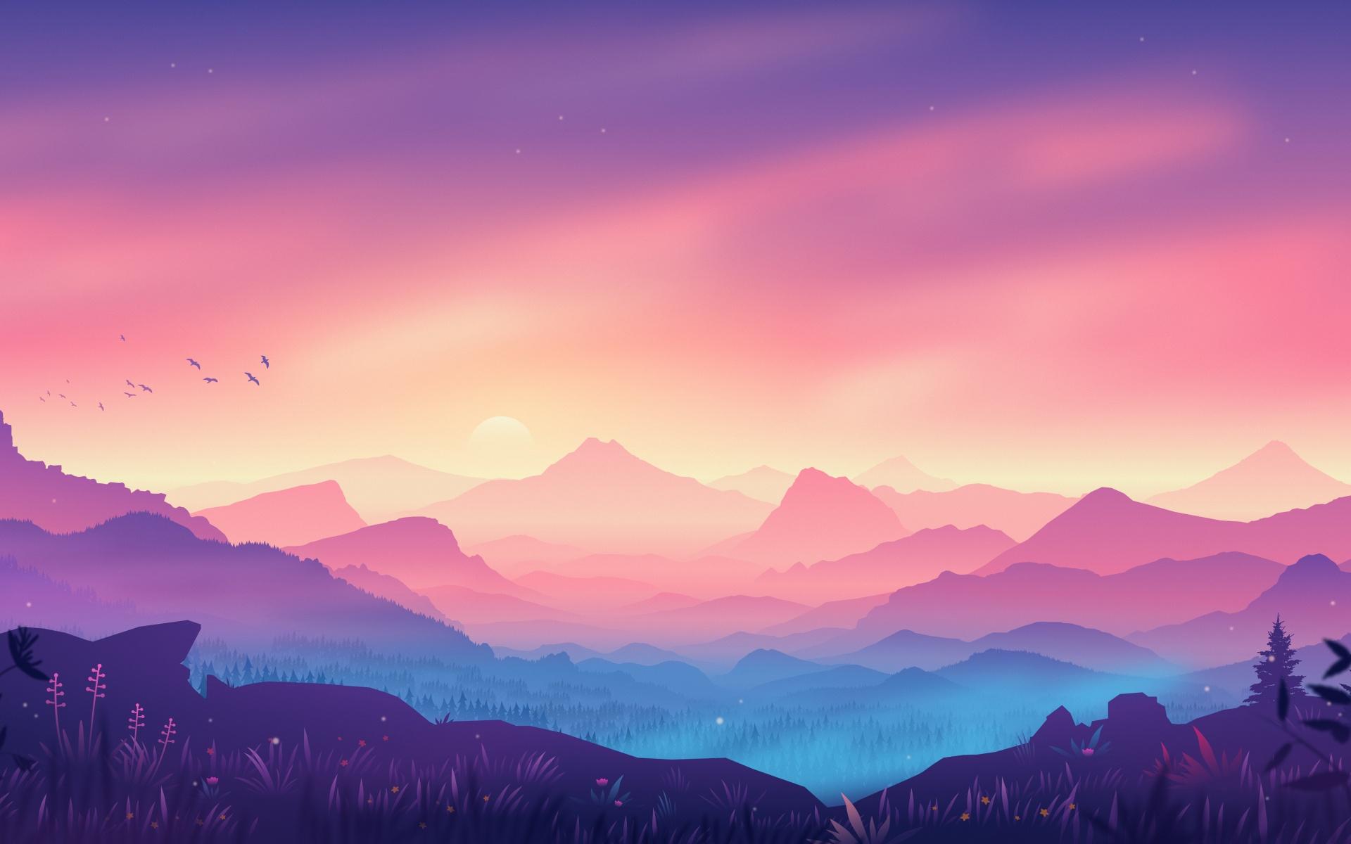1920x1200 Valley Wallpaper 4K, Landscape, Aesthetic, Nature