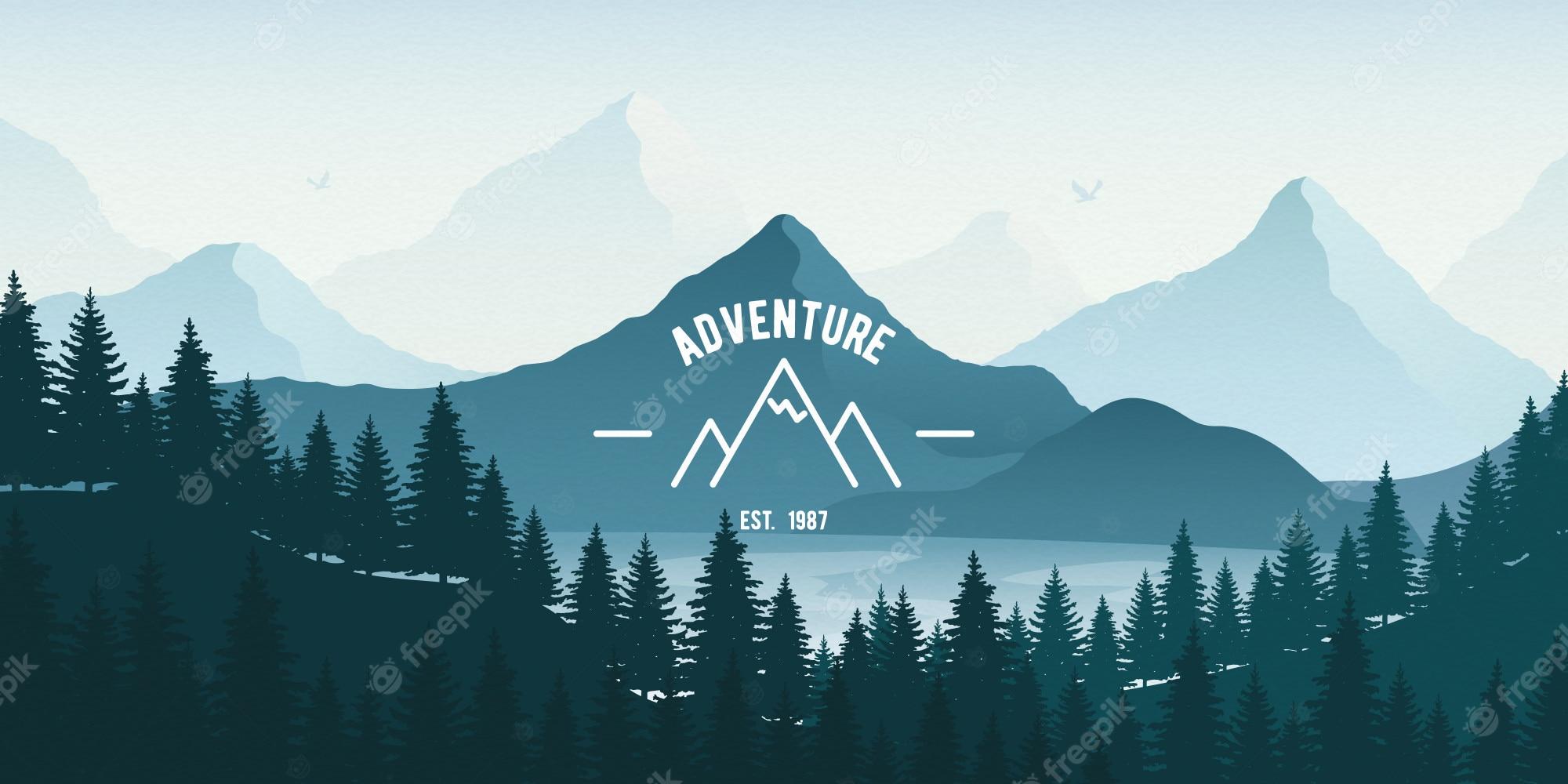 2000x1000 Wallpaper landscape mountain Image. Free Vectors, & PSD