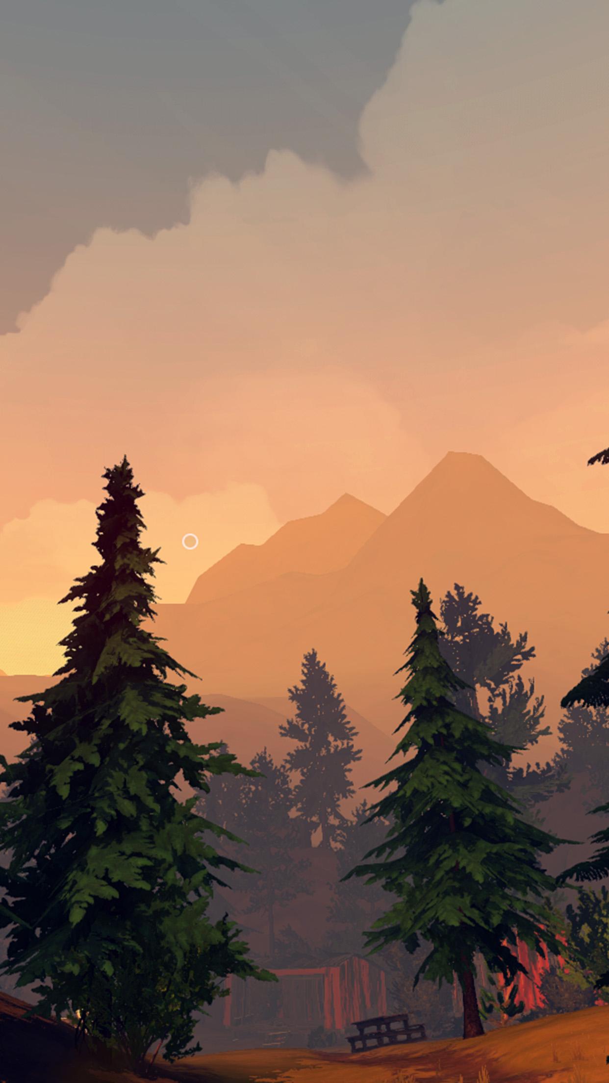 1242x2208 art wood mountain digital day
