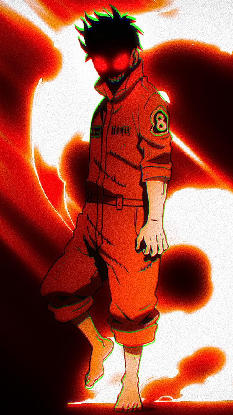 750x1334 Shinra Kusakabe Fire Force iPhone iPhone 6S, iPhone 7 Wallpaper, HD Anime 4K Wallpaper, Image, Photo and Background