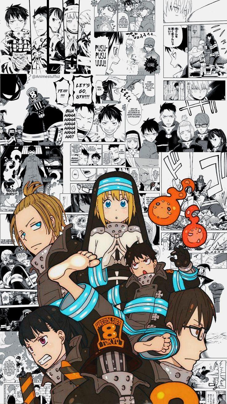 736x1308 Free download Fire Force Anime wallpaper Anime wallpaper iphone Cute anime [736x1308] for your Desktop, Mobile & Tablet. Explore Fire Force Aesthetic Wallpaper. Air Force Wallpaper, Aesthetic Wallpaper, Emo Aesthetic Wallpaper