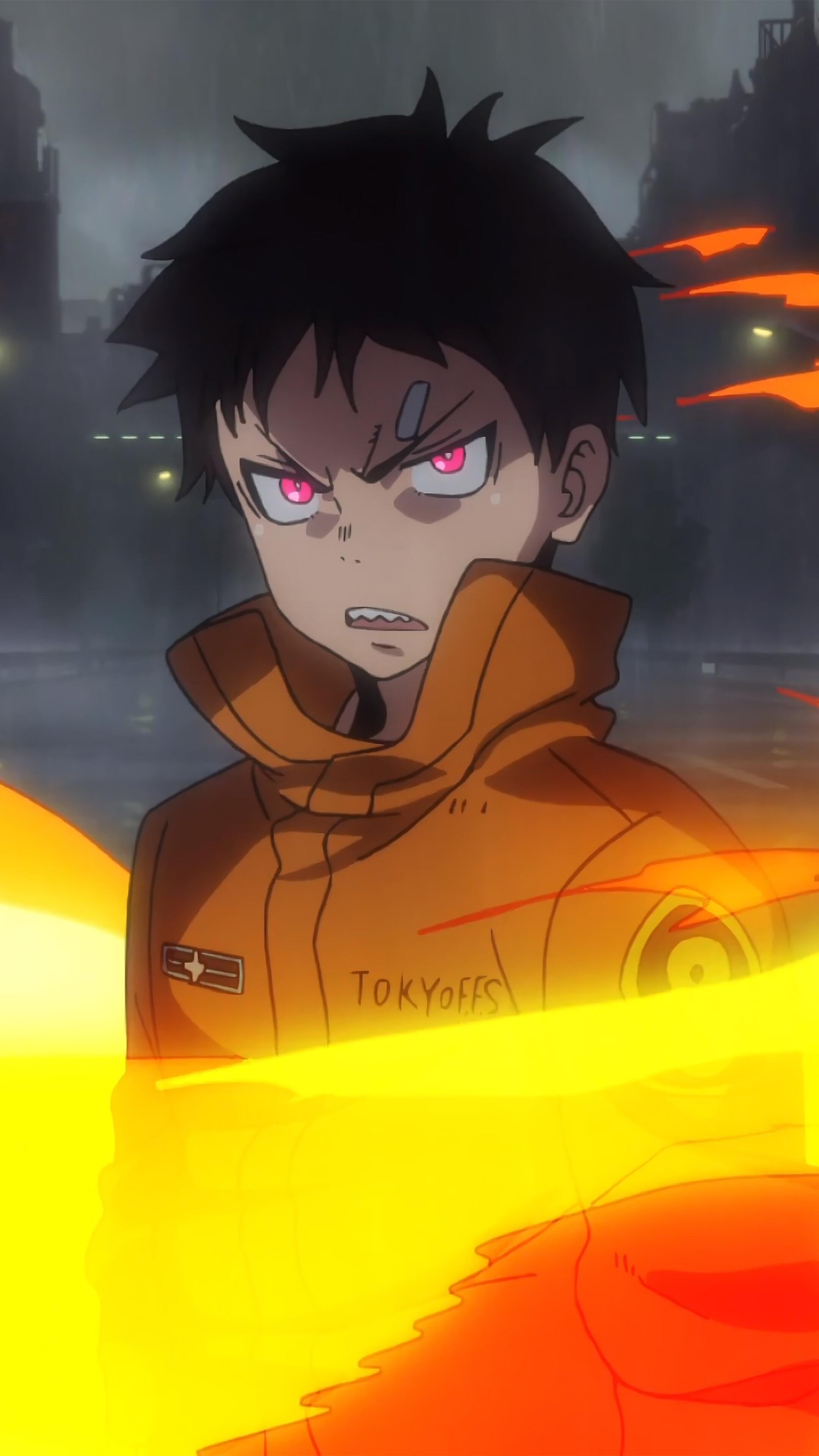 2160x3840 Fire Force, Shinra Kusakabe, 4k Gallery HD Wallpaper