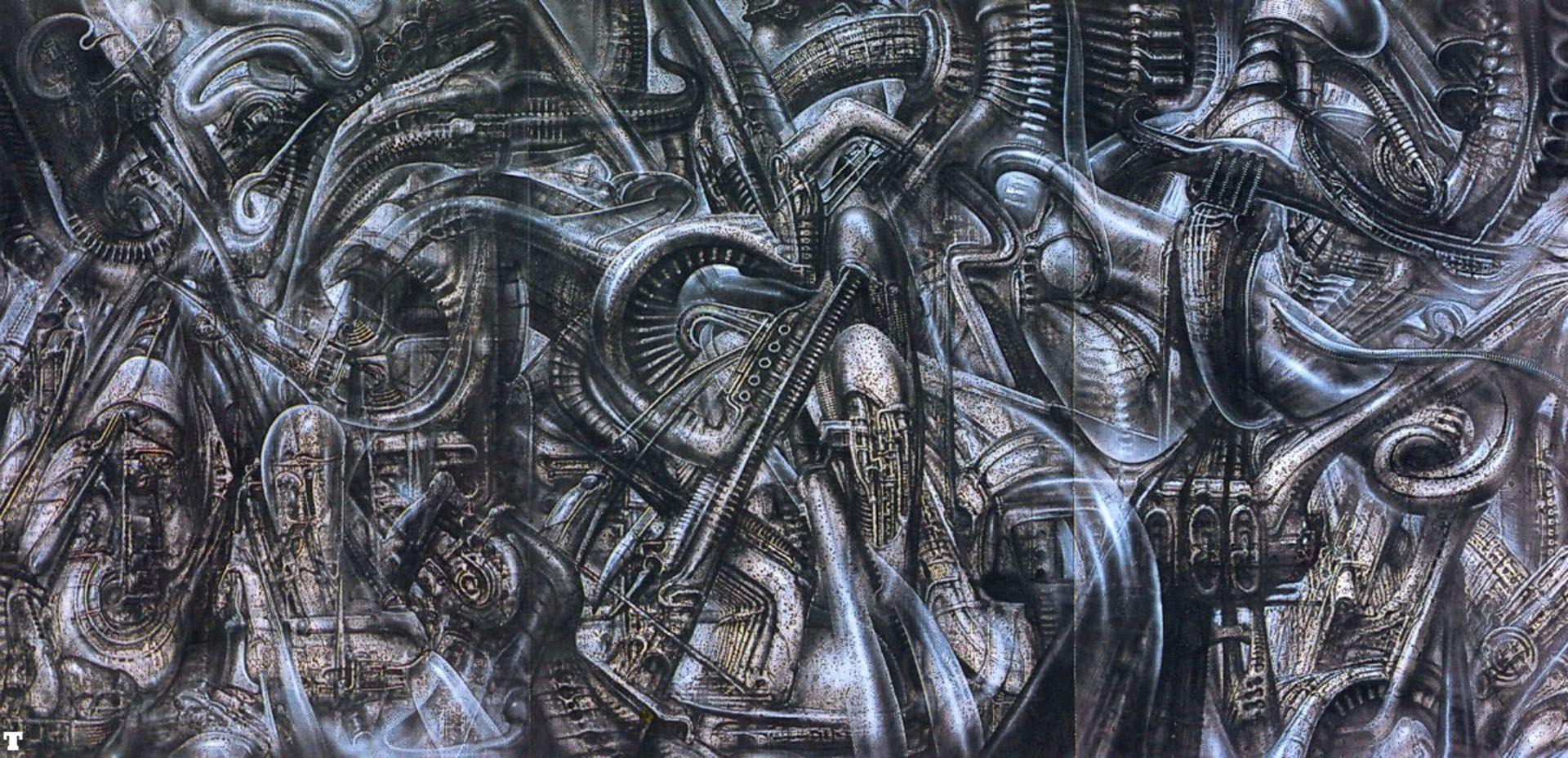 1920x928 Newyorkcity Xxvi Fiction H R Giger Wallpaper Image. Hr giger, H.r. giger, Illustrazioni