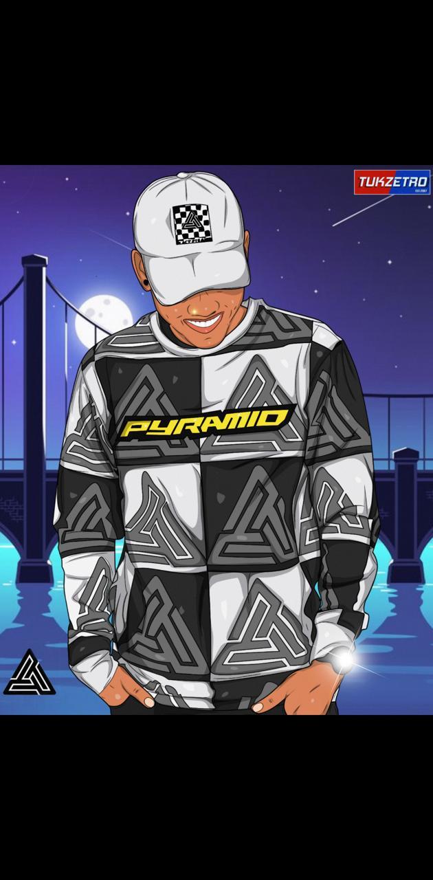 630x1280 Black pyramid wallpaper