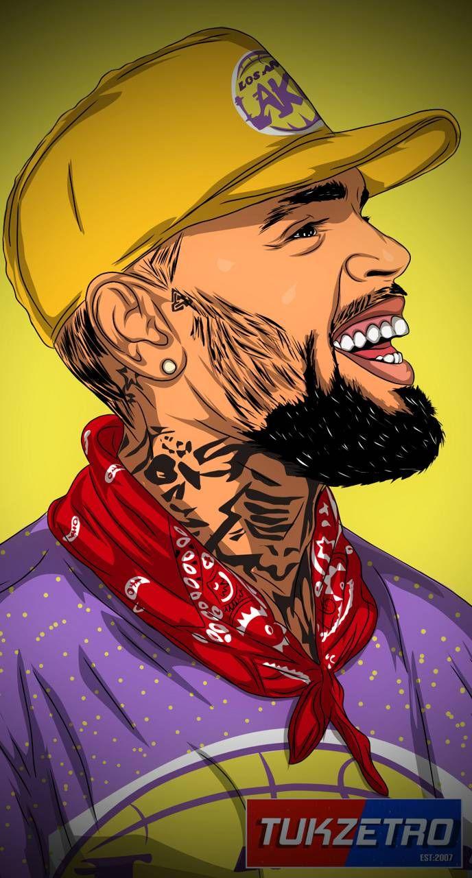 688x1280 Chris Brown Wallpaper