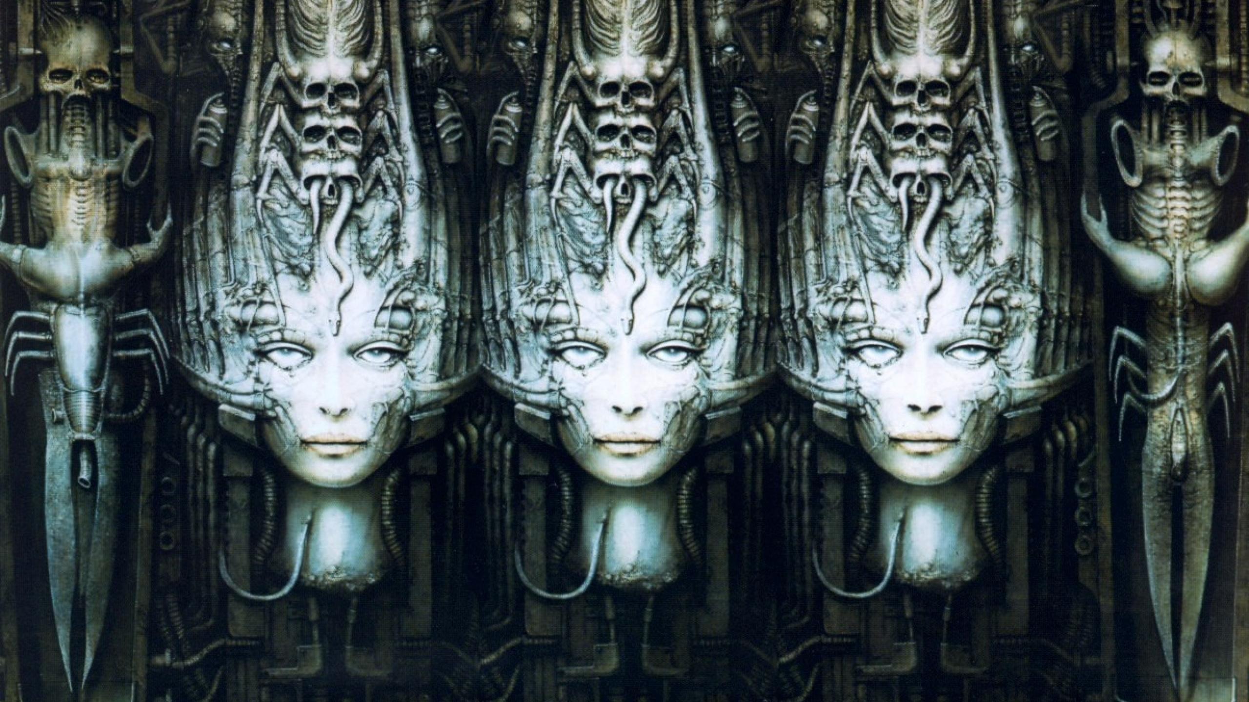 2560x1440 H R Giger Art Artwork Dark Evil Artistic Horror Fantasy Sci Fi Wallpaper At Dark Wallpaper