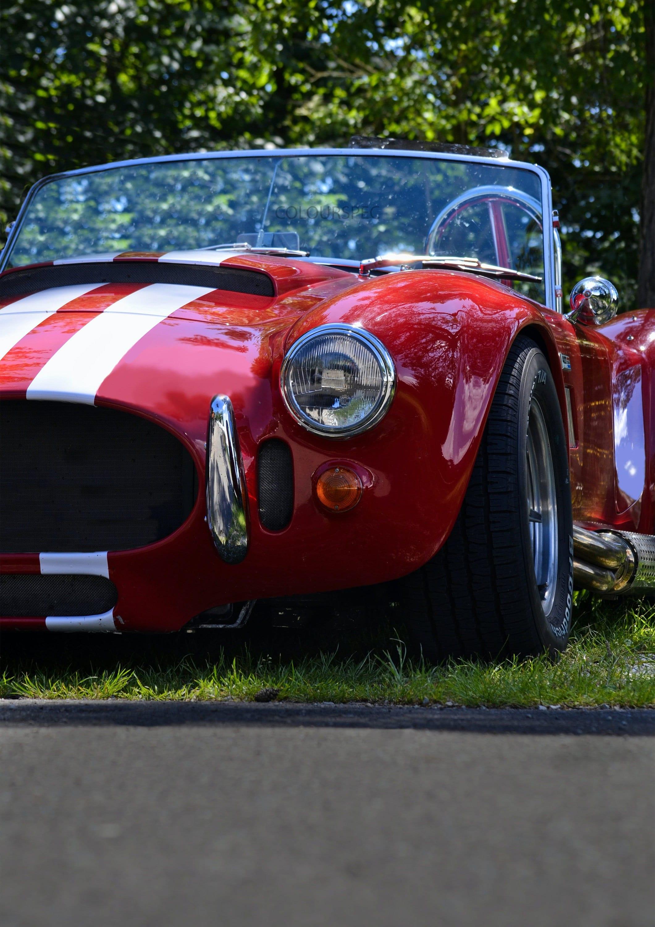 2121x3000 HD Red White Convertible Classic Coupe Sports Cars Landscape