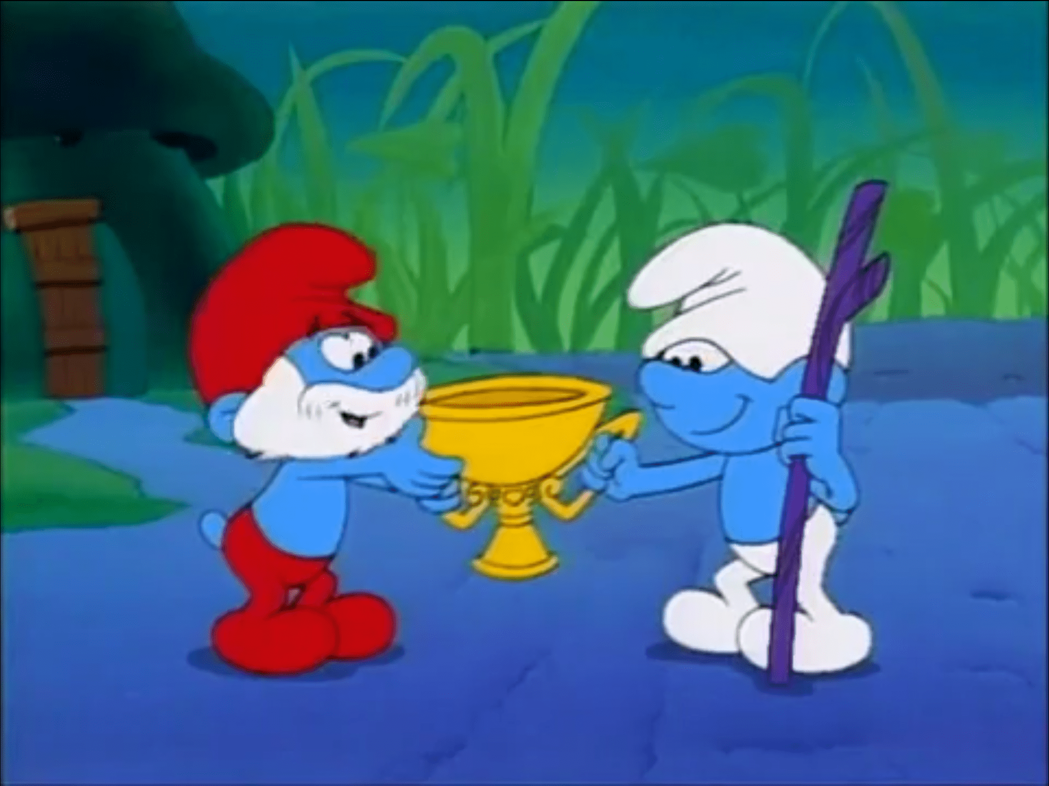2048x1536 Clumsy Smurf