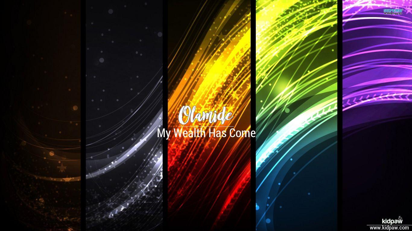 1366x768 Olamide 3D Name Wallpaper for Mobile, Write Name on Photo Online