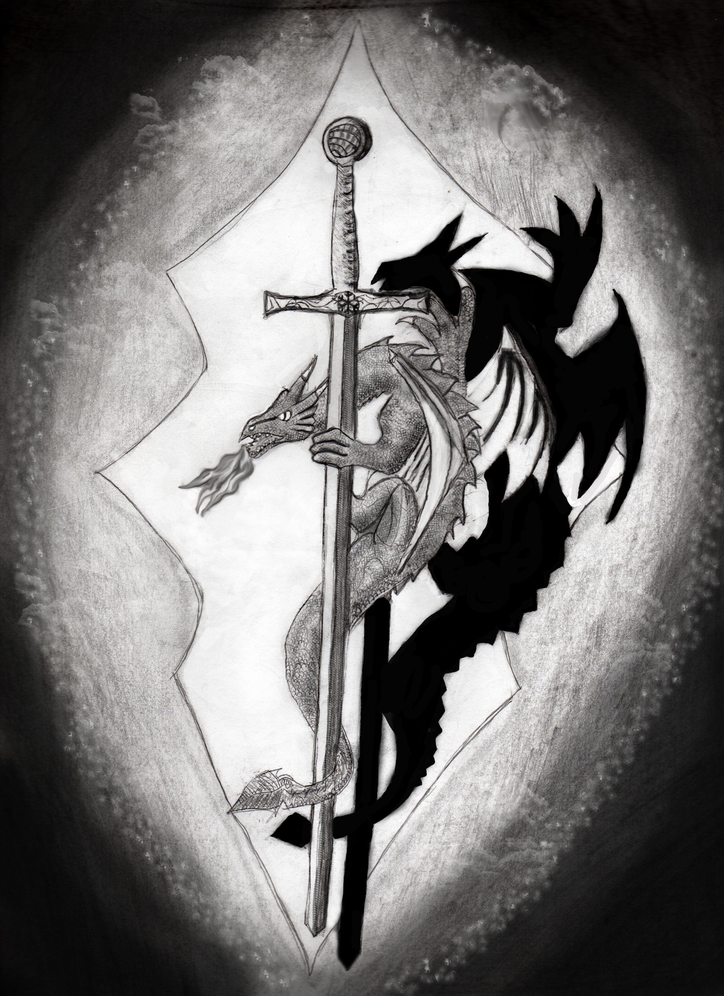 3060x4211 Excalibur Sword Drawing HD Wallpaper, Background Image