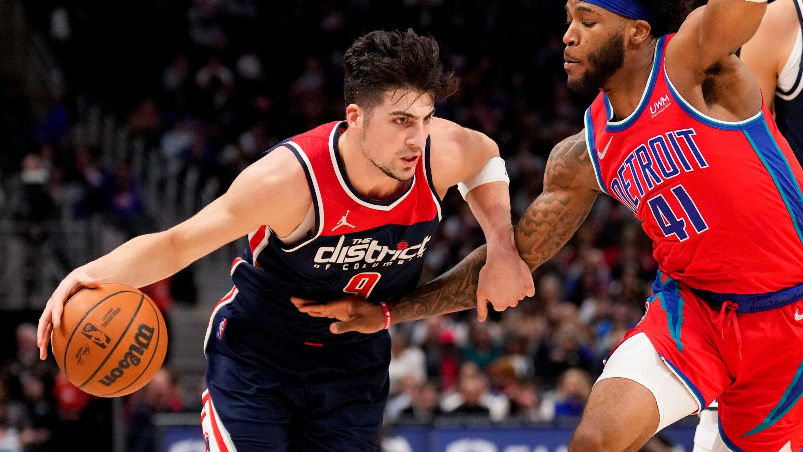 2560x1440 Wizards seeing development of Deni Avdija in career night against Pistons