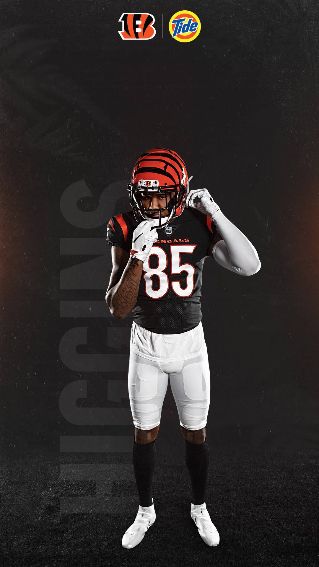 Download Cincinnati Bengals White Uniform Wallpaper