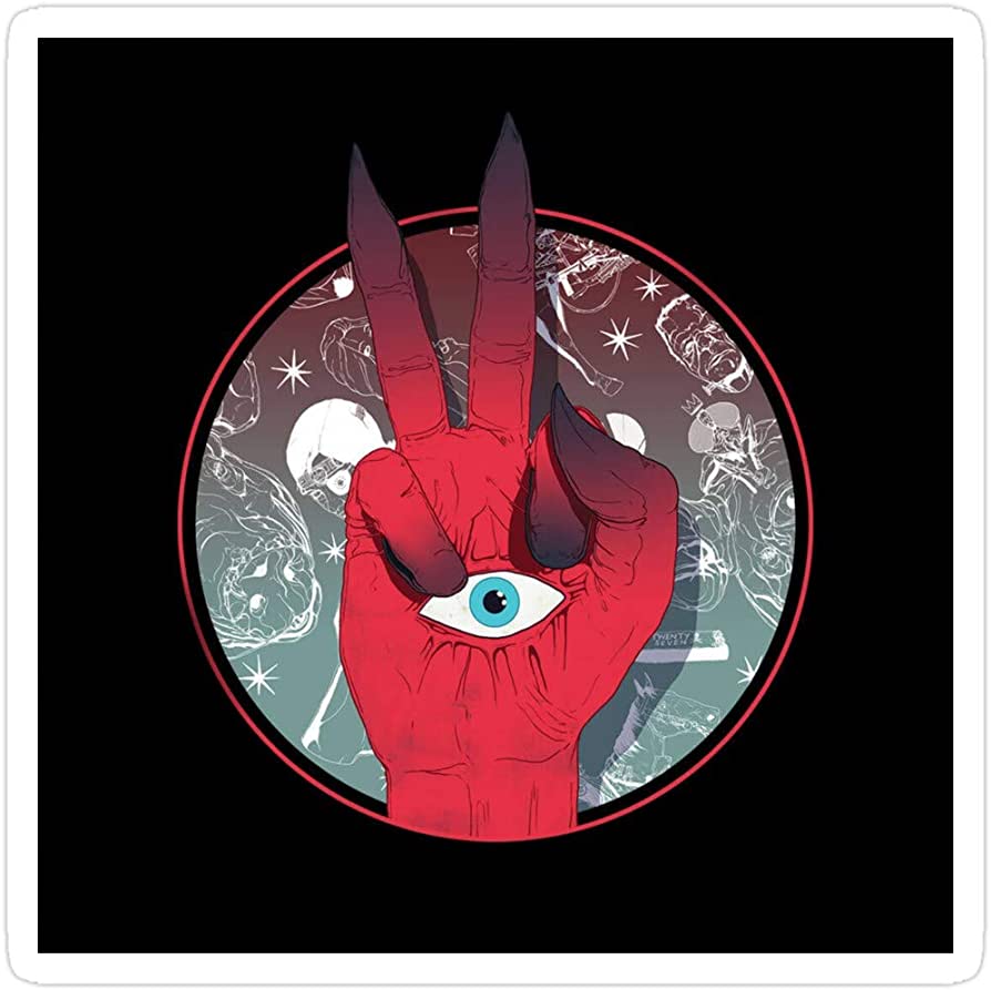 894x893 Jess Sha Store 3 PCs Stickers QOTSA Villains Hand, QOTSA Sticker For Laptop, Phone, Cars, Vinyl Funny Stickers Decal For Laptops, Guitar, Fridge : Tools & Home Improvement