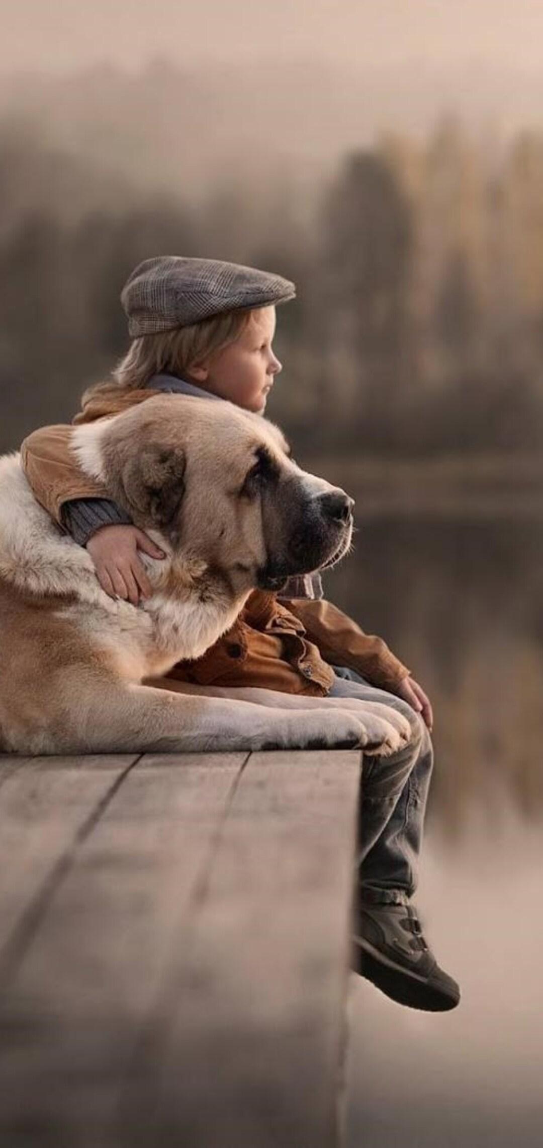 1080x2280 Kids And Dogs One Plus Huawei p Honor view Vivo y Oppo f Xiaomi Mi A2 HD 4k Wallpaper, Image, Background, Photo and Picture