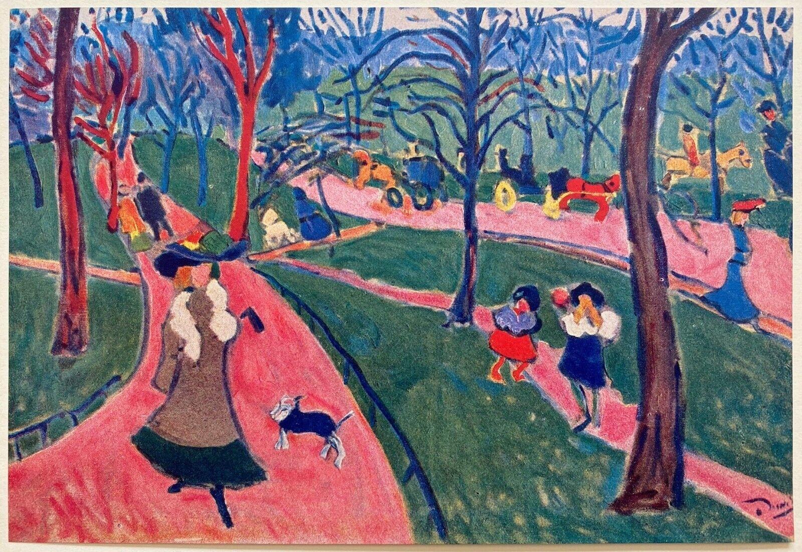 1600x1102 ANDRE DERAIN RARE 1948 FAUVISM LMTD ED FRENCH LITHOGRAPH PRINT &; HYDE PARK &;1906