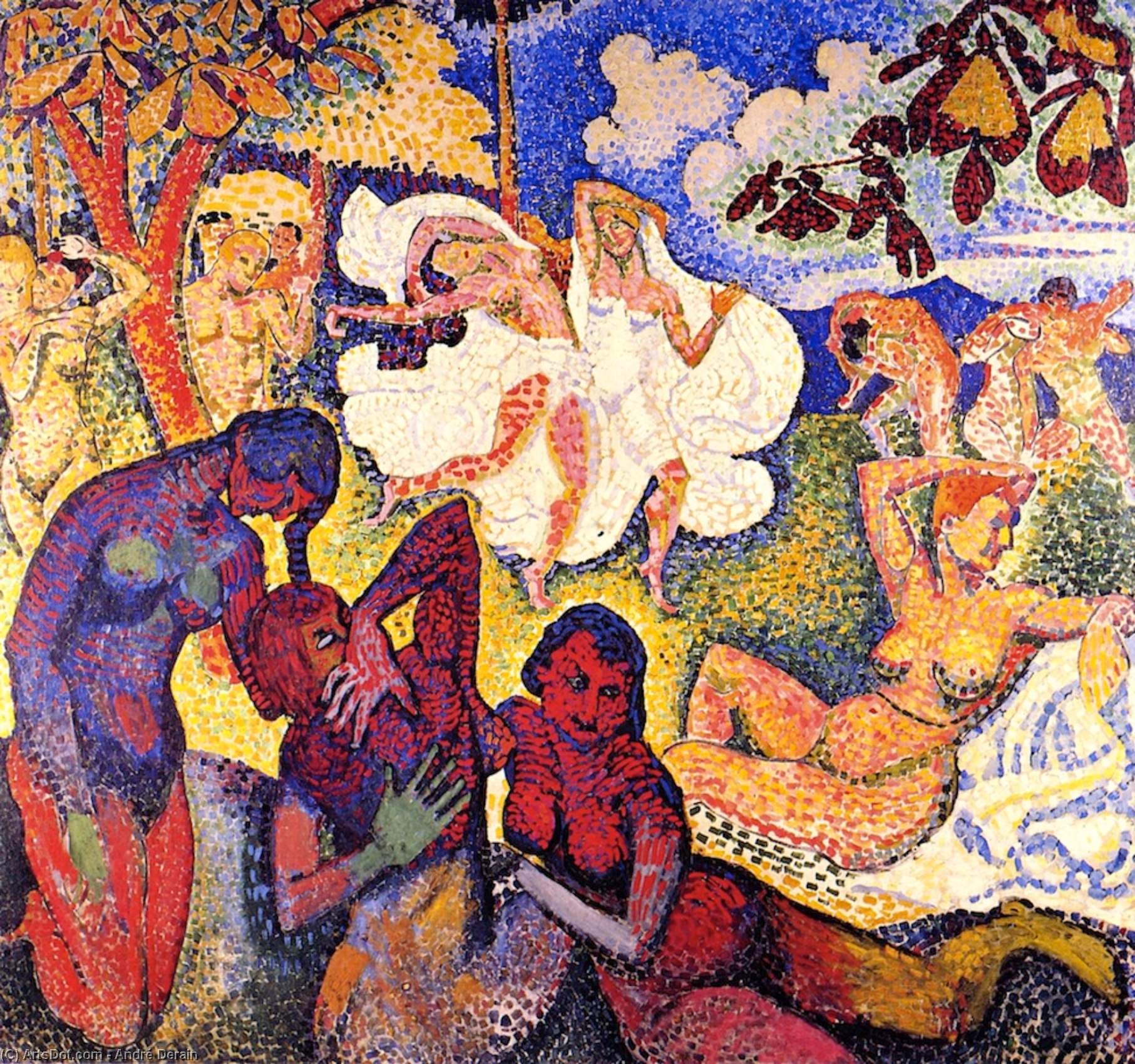 1813x1700 The Golden Age, 1905 by André Derain (1880- France). Oil Painting Replica André Derain