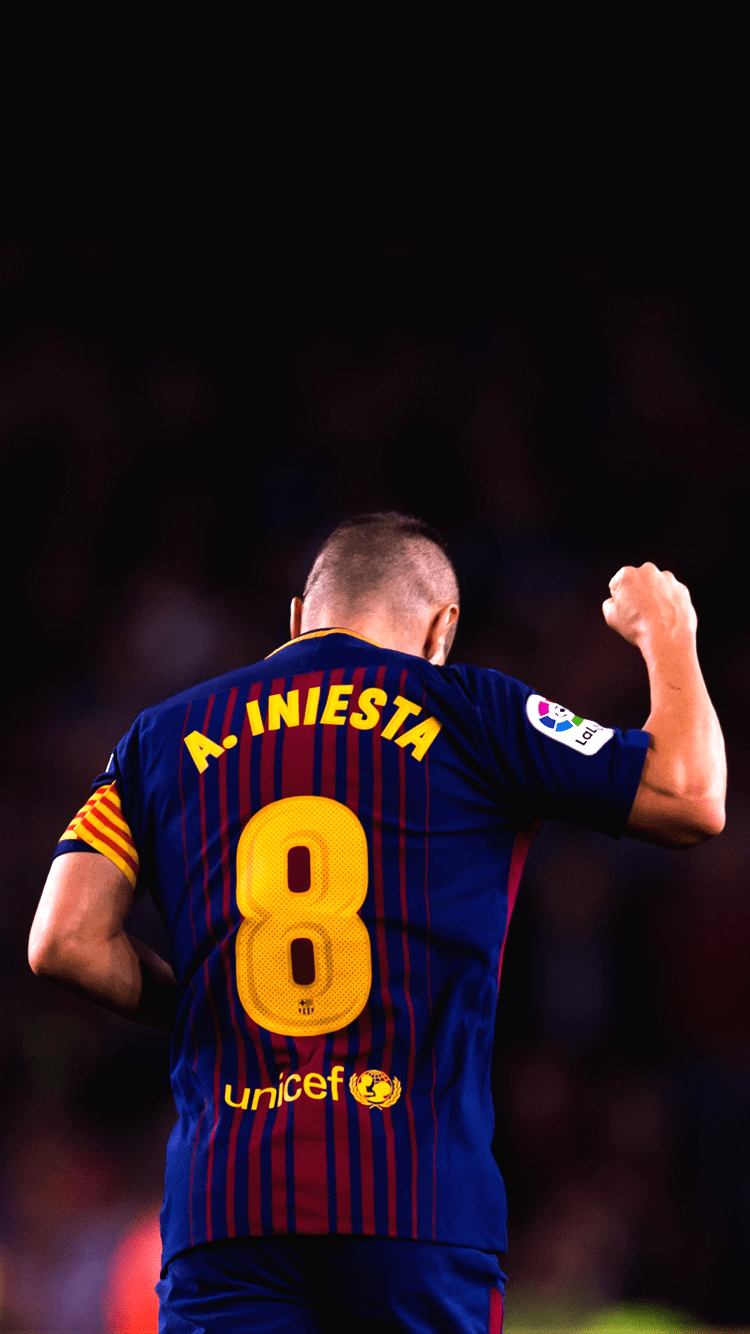 750x1334 Wallpaper de Andres Iniesta para tu teléfono #Iniesta #FCBarcelona. Papel de parede futebol, Jogadores de futebol, Fotos de flamengo
