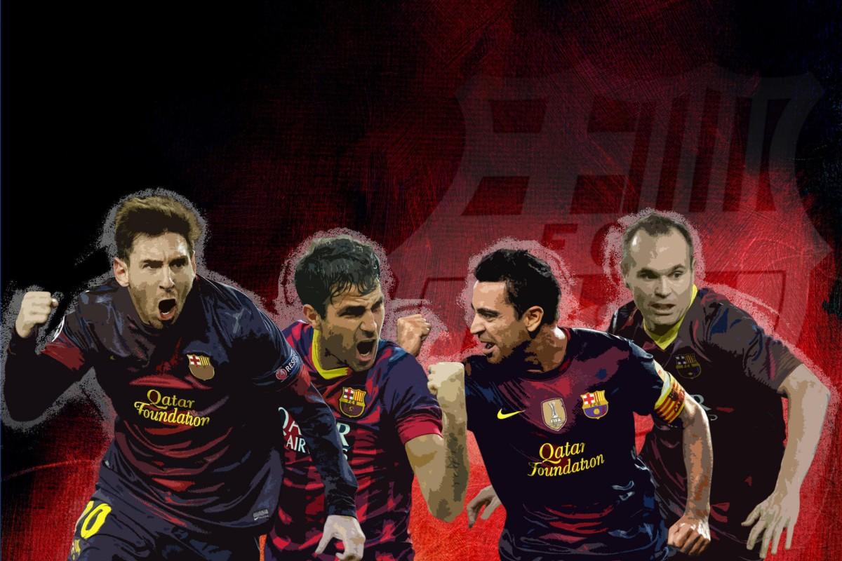 Messi Xavi Iniesta Wallpapers - Top Free Messi Xavi Iniesta Backgrounds ...