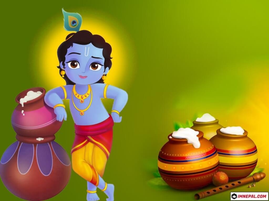 1024x768 Lord Krishna Image HD Wallpaper To Download Free