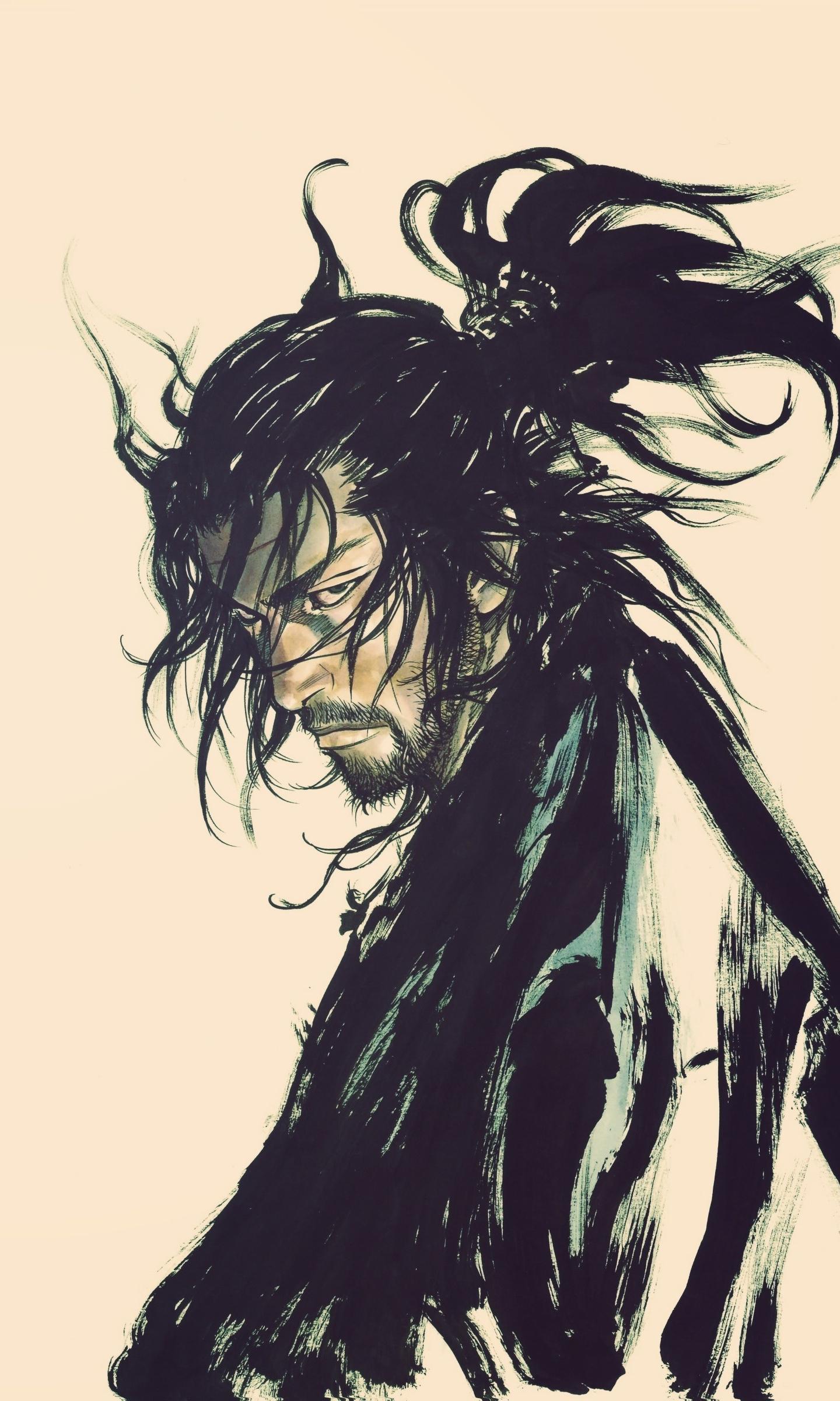1440x2400 Download wallpaper 1440x2960 samurai, ink art, warrior, minimal, samsung galaxy s samsung galaxy s8 plus, 1440x2960 HD background, 6625