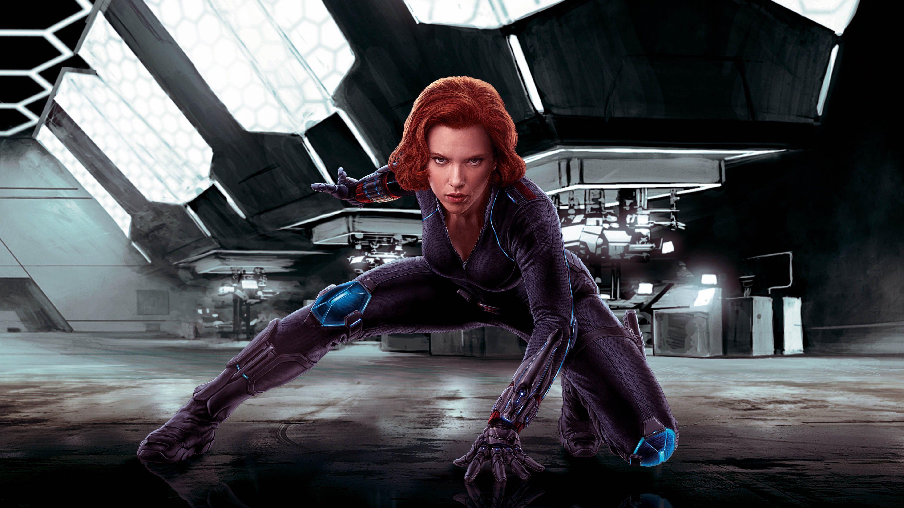 3840x2160 Scarlett Johansson Black Widow Avengers Age Of Ultron Movies 4k