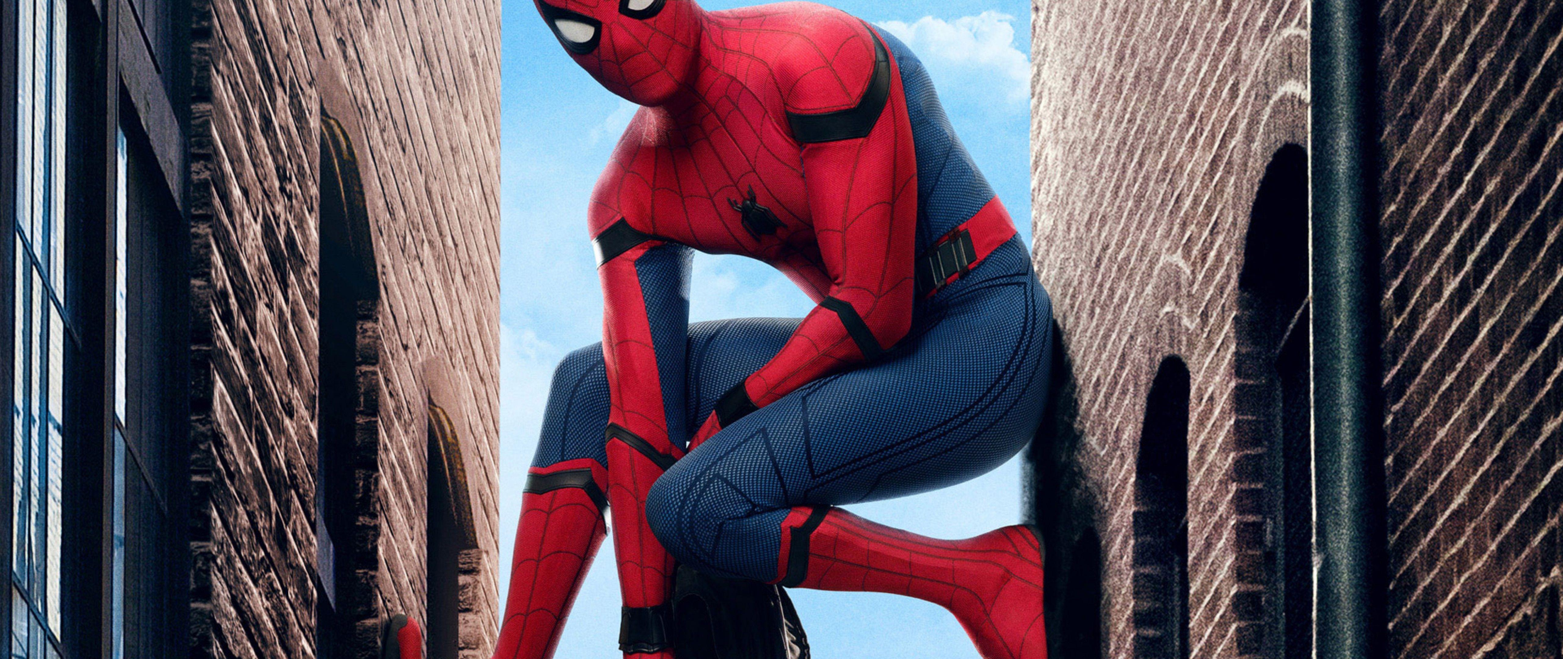 5120x2160 Spiderman Homecoming Movie HD Wallpaper for Desktop and Mobiles 4K