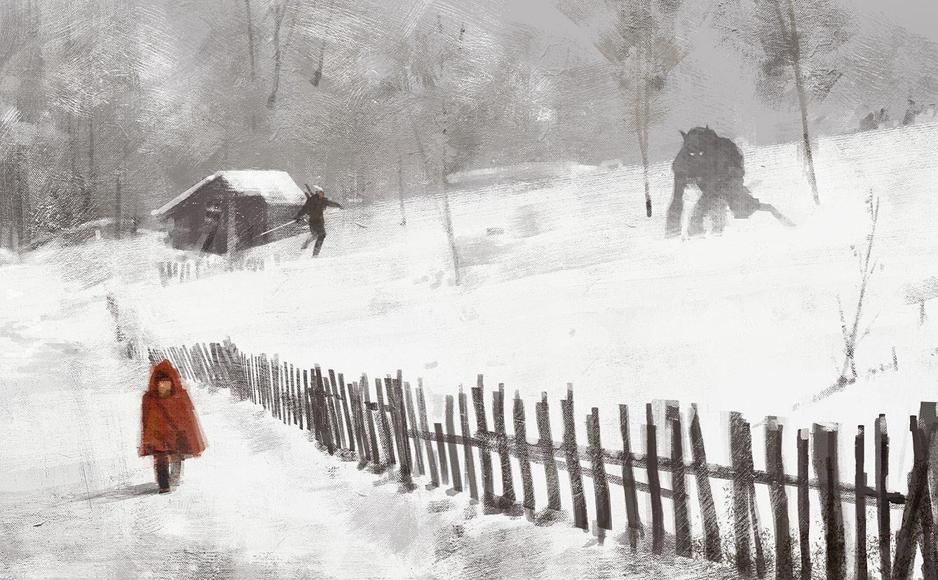 1338x827 Jakub Rozalski bad wolf