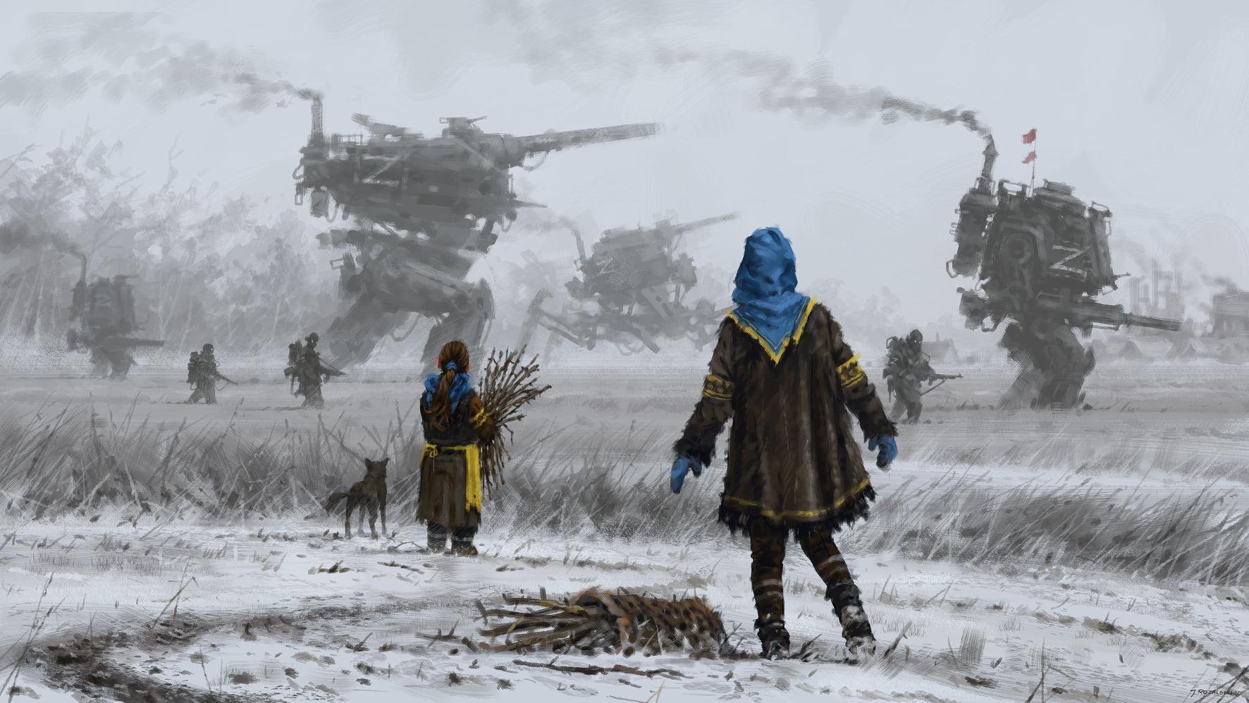 1772x997 Jakub Rozalski and the past meeting the present. Michael J Douma
